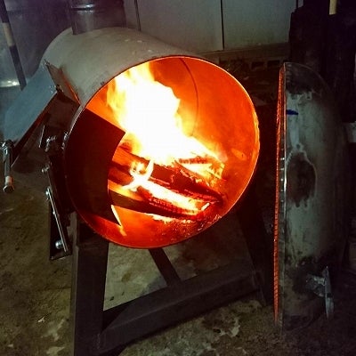 プロパンガスボンベのロケットストーブの試し焚き | 趣味工作の便利屋 