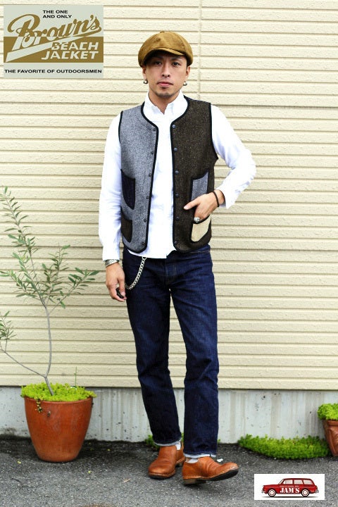 Browns BEACH JACKET」 by 「FULLCOUNT」 ビーチベスト入荷