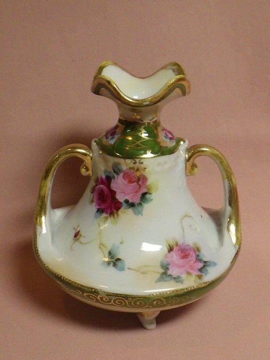 オールドノリタケ 薔薇文花瓶 | Antiques神山のブログ