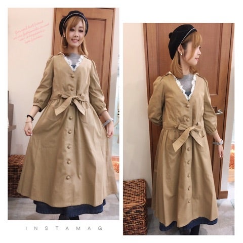 franchelippee》あまめアーミーワンピコート | enfant/ami長岡店のブログ