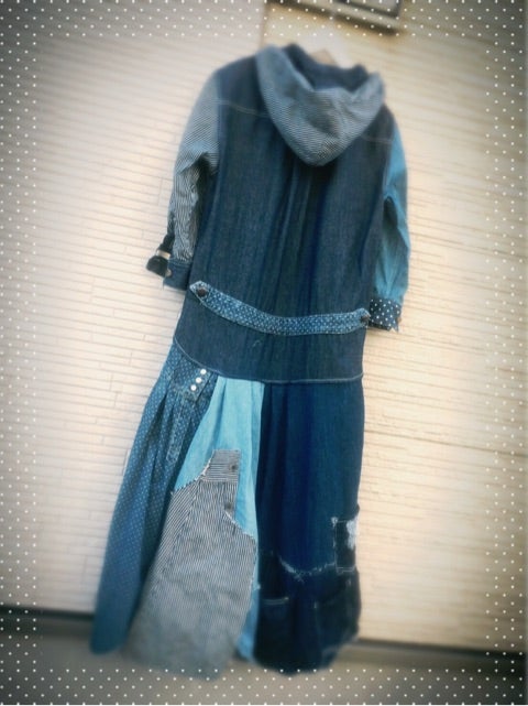 本日入荷〜っドットデニム リメイク ワンピース〜 | kayaのスタッフブログ