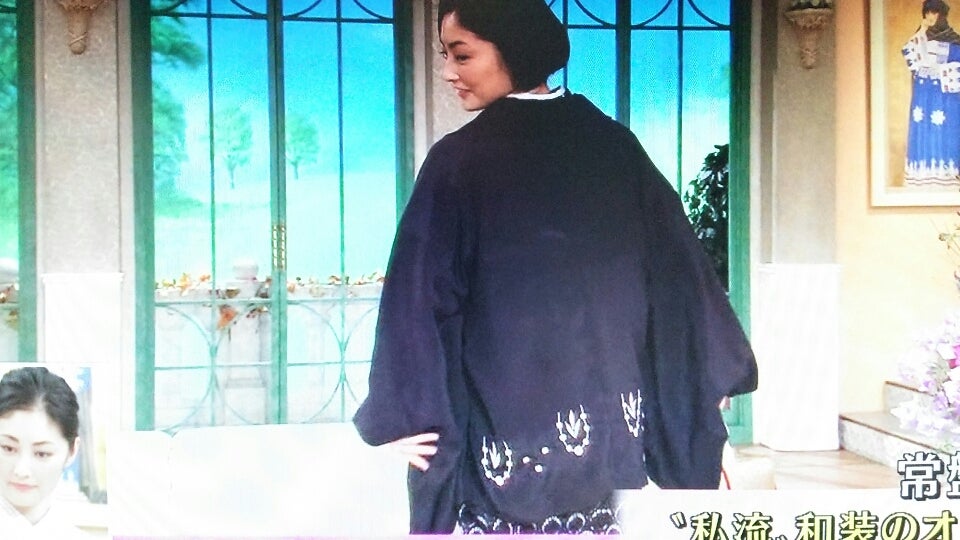 メール便送料無料対応可】 女優・常盤貴子さん着用掲載柄 新品 西陣織
