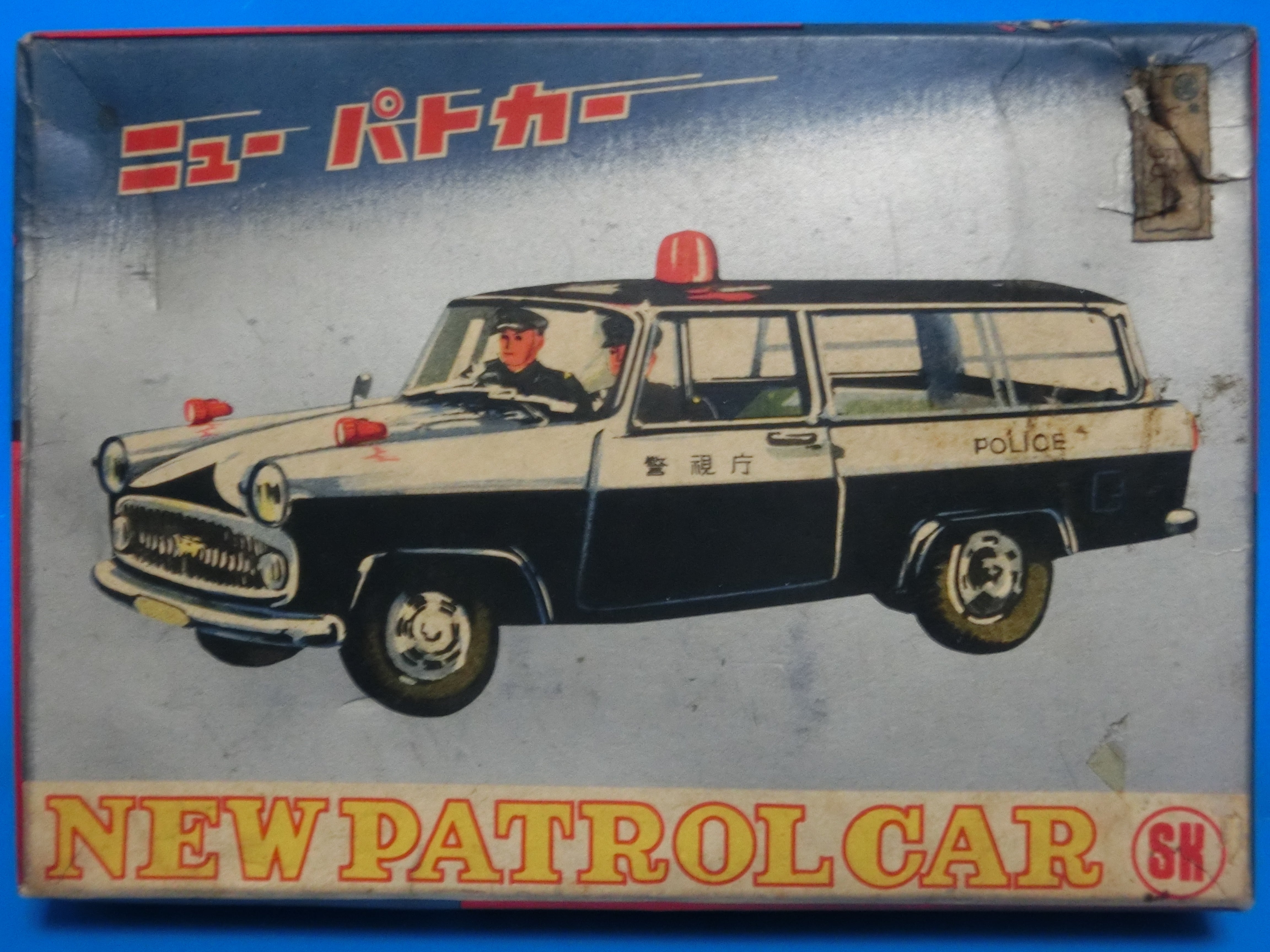☆1960年トヨペット コロナライン 木製キット珍品パトカー ～ 自動車