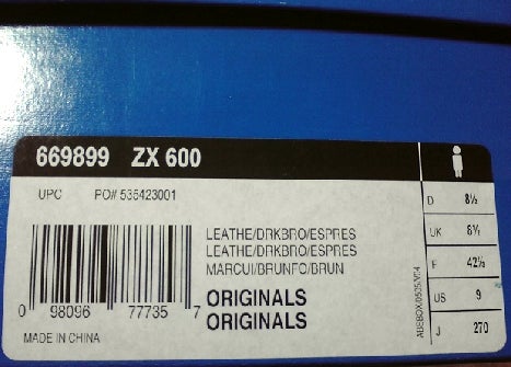 ☆ZX 600 － MMVII☆ 高級仕様 | adidas-HUNTER's Collection