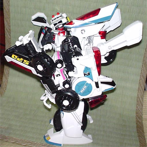 スーパーデカレンジャーロボフルブラストカスタム左横 | グロブ←