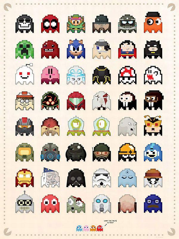 全部言えるかな 有名キャラがパックマンのモンスターに変身 Ameba News アメーバニュース