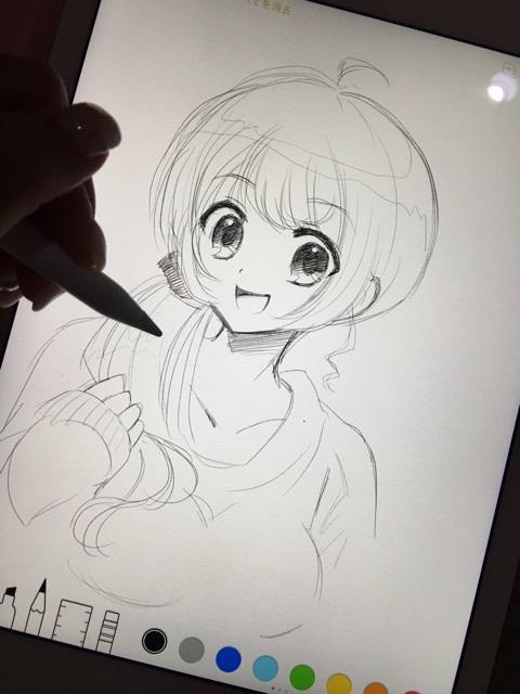 中川翔子が新iPadでまず描いたのは「エレン先生」