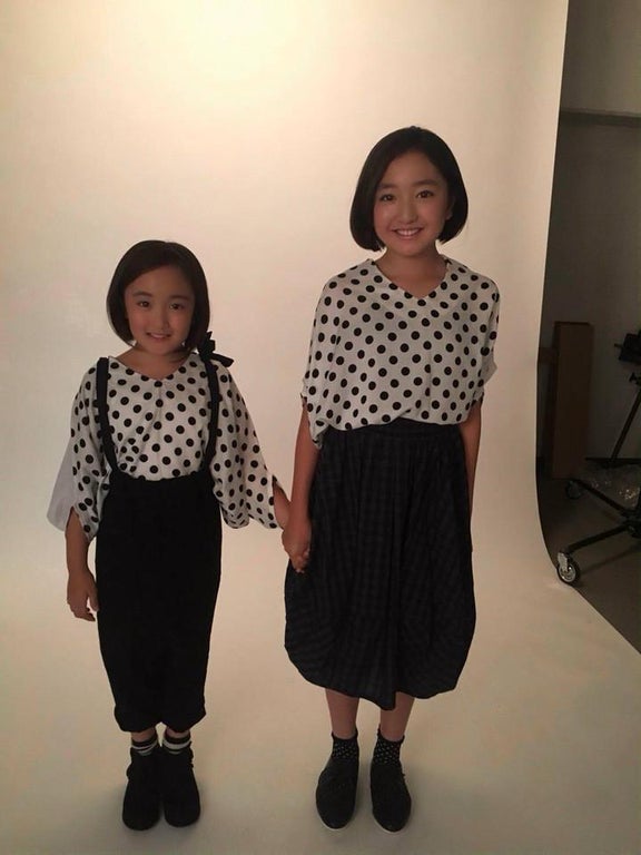 谷花音、“おそろいコーデ”の姉妹ショット公開「髪を切ってから初めてのプロモート撮影」