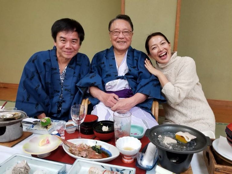 羽田美智子、“大大大好きなお父さん”伊東四朗との密着ショットを公開「世界で一番尊敬する役者さんです！」