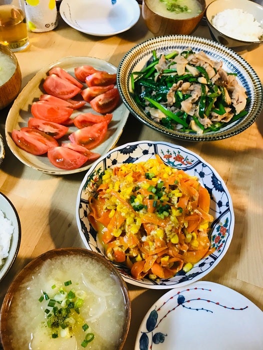 ニッチェ・江上、義姉のサポートで“野菜たっぷり”の夕食作り「やはり自炊がいい」