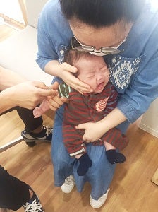 ニッチェ・江上、初めて予防接種を受けた息子の反応「どの注射も泣いたのは5秒くらい」