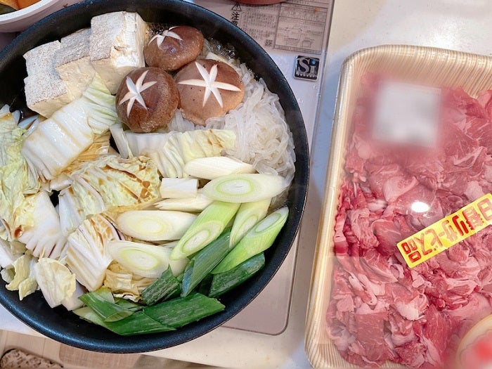 辻希美、999円のサービス品で作った“すき煮”「そんな手間かけてられん！」