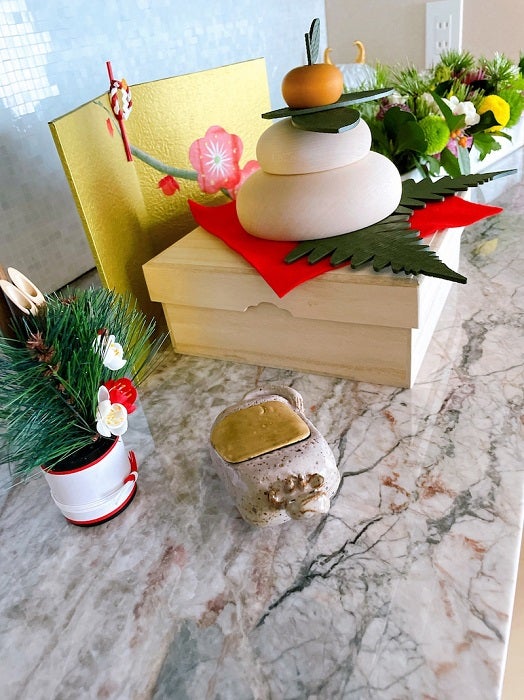 小川菜摘、自宅の正月飾りを公開「7日には片付けます」