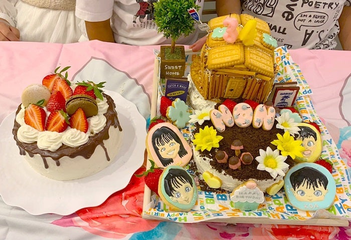 杉浦太陽、妻・辻希美のために子ども達が作ったケーキを公開「ありったけの想いを込めて」