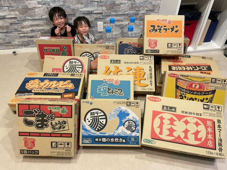 ココリコ・遠藤の妻、事務所に届いた大量の箱の中身を明かす「1年くらいは堪能できそう」