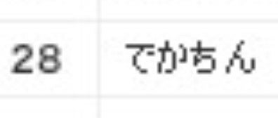 でかちん
