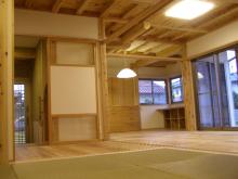 今日の(有)OSCM住宅工房の動き-きぶね内観1