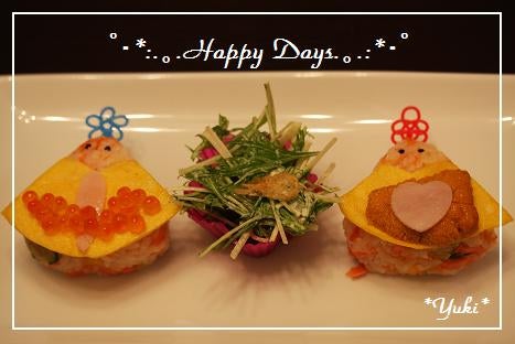ﾟ･*:.｡.Happy    Days.｡.:*･ﾟ-ちらし寿司
