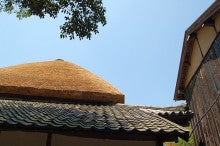 小豆島日記-かや葺き屋根