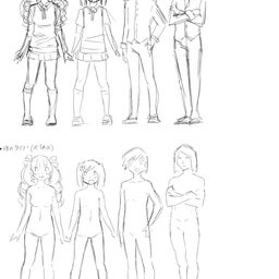 SALVAGEケープゲラドニア支部 航海日誌-キャラのラフ