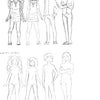 キャラのラフの画像