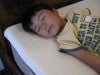 トゥルースリーパープレミアム 格安 激安 大竹家の口コミ クイーンサイズ-トゥルースリーパープレミアムで寝る息子