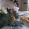 クリスマスのテーブル＆ランチの画像