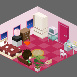 ピグ(自分の部屋)