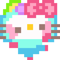 ぴぃ姫のﾀﾞｲｱﾘｰ-くるふわもこキティ.gif