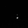 上弦の月と金星の画像