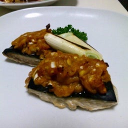 鯖のネギ味噌焼き