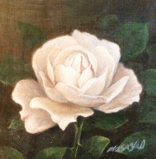 M/F ART STUDIO ART WORKS-淡いサーモンピンクのバラ
