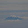 飛行機から富士山を見たの画像