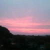 昨日、我が家から見た夕焼け…の画像