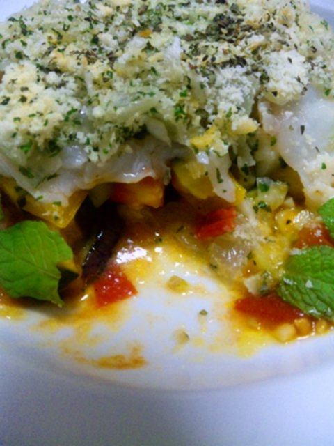 -鯛とラタトゥイユのオーブン焼き
