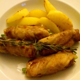 豚肉のアスパ ラ巻き