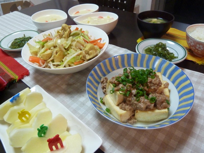 nao♪のハロハロ日記-沖縄料理　夕食