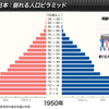 日本の人口構造の画像