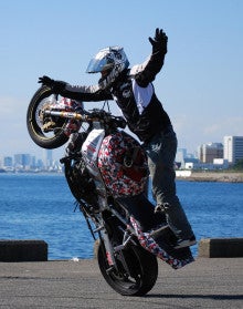 Moto Xtreme エクストリームバイクスタント 小川裕之-ウィリー