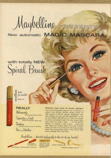 メイベリン マスカラ イラスト 1950年代 アメリカ広告 レトロ 古本買取屋の古本以外の日記
