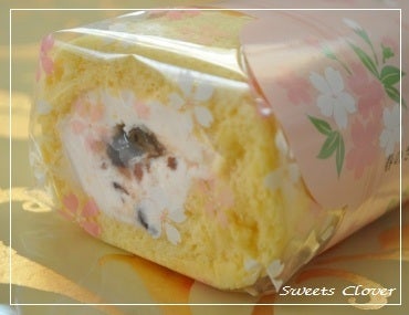 ～自宅で Happy Sweets～-桜のロールケーキ