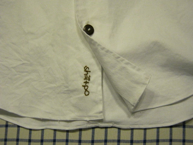 ひとりごと-shiii+po　ホワイトマリンシャツ