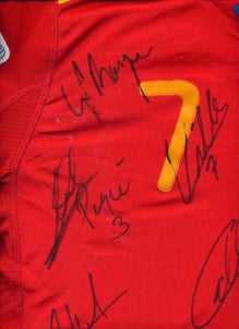 2011スペイン代表直筆サイン入りレプリカユニフォーム | サッカー 