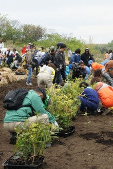 緑化推進事業の活動報告-5.1湘南国際村植樹祭