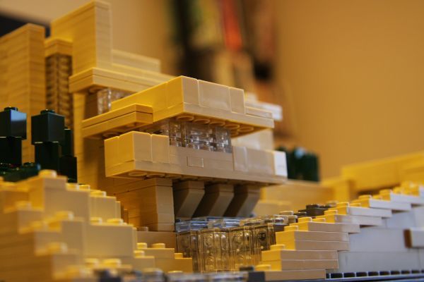 レゴ  落水荘を作ってみた。   e視点
