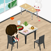 【アメーバピグ】部屋に戻るたびに差し入れ☆の画像