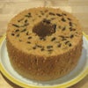 落花生の甘煮シフォンケーキの画像