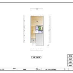 画像 スキップフロアー　ビルトインガレージ　屋上緑化　狭小住宅　間取　SE工法　【東京目黒】 の記事より 1つ目