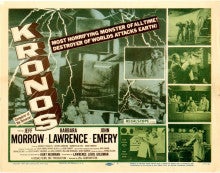 クロノス Kronos 1957 ポークビッツ博士のｂ級映画探索隊