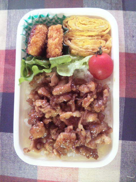 生姜焼きお弁当☆なも。の記事画像